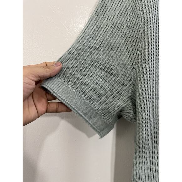 Johnny Collar Knitted Polo Tee L Camp Resort Rockabilly Elvis Luxury Old Money - Picture 2 of 15